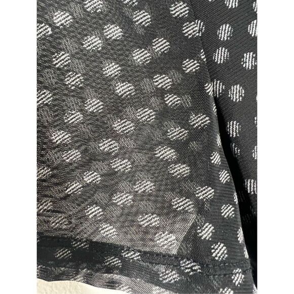 Nine West Polka Dot Short Sleeve Top Size S - Picture 2 of 8